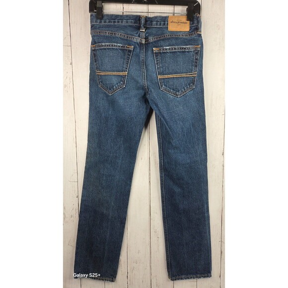 Abercrombie Kids Size 14 The A&F Skinny Blue Denim Jeans Youth EUC - Picture 9 of 15